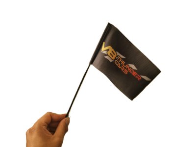 V8 FAN FLAGGA (LITEN)