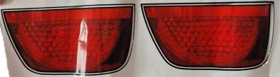 Decal rear light left Camaro