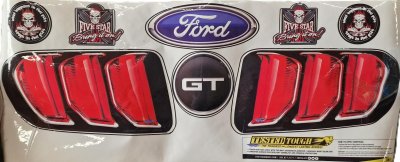 Decal rear kit Mustang G6