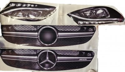 DECAL, HEADLIGHT AMG