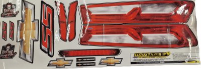 Decal rear kit Camaro G6