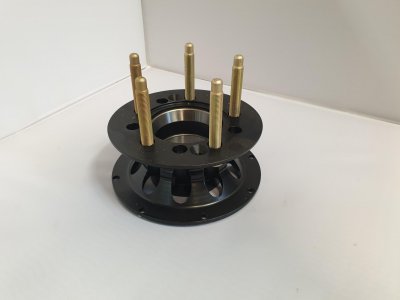 Hub only w,studs Rear Mk1