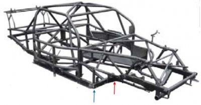 Frame & Cage Assembly, w/powder coated