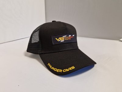 V8 Thunder Cars keps inkl brodyr (Nät i nacken)